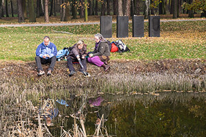 … in direkter Nähe des Krematoriums